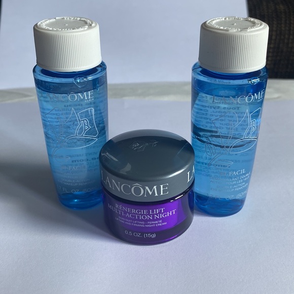 Brand new travel size Lancôme eye make up remover and moisturizer - Picture 2 of 2